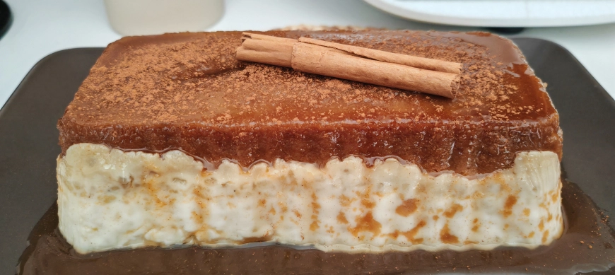 TARTA DE TORRIJA Y ARROZ CON LECHE