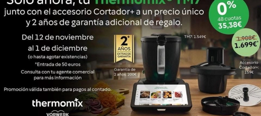 OFERTA THERMOMIX TM7 AL 0%