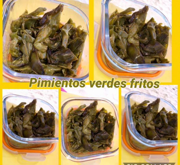 Pimientos verdes Fritos en Thermomix®