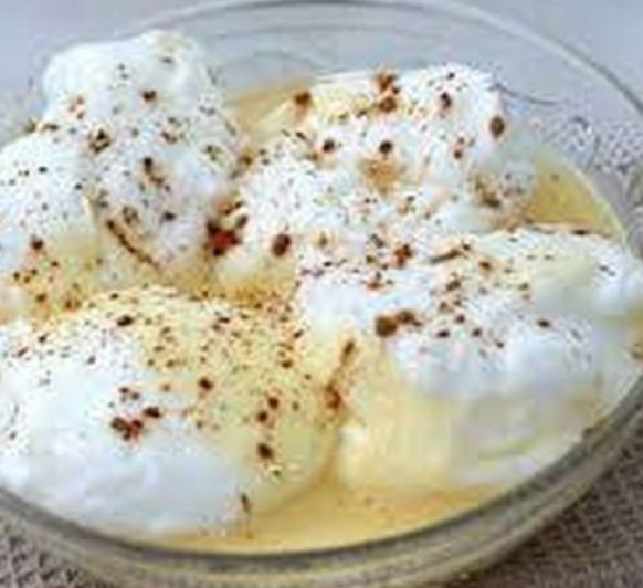 Huevos nevados