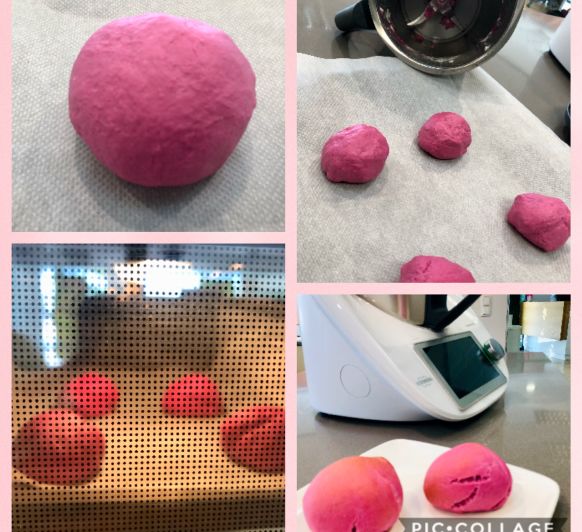 Panecillos rosas con Thermomix®