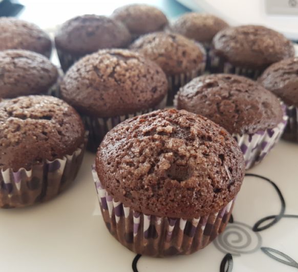Magdalenas de chocolate