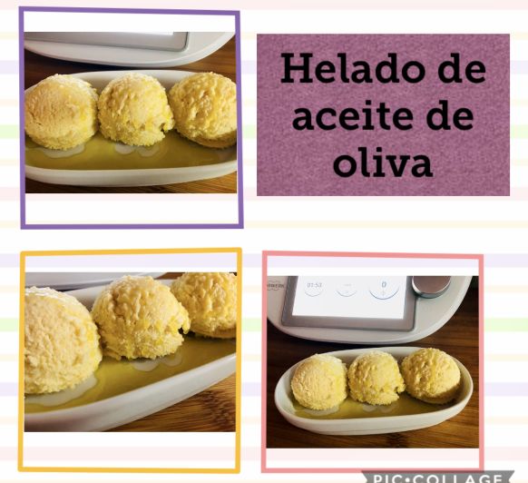 Helado de Aceite de Oliva con Thermomix®