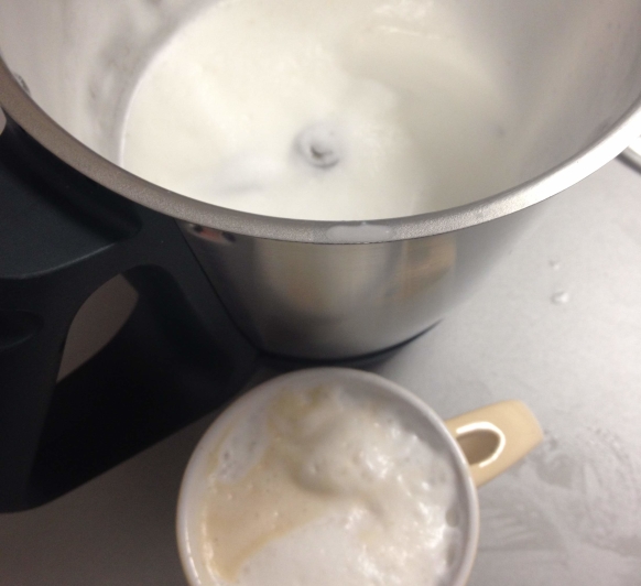 Espuma de leche con Thermomix