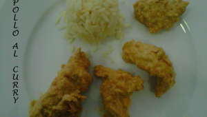 POLLO AL CURRY CON ARROZ EN Thermomix®