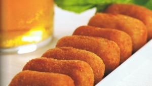 Croquetas de pescado con hierbabuena: